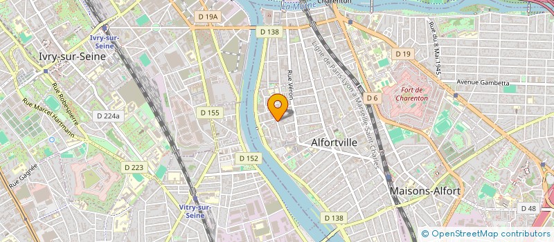 localisation de l'entreprise SCI MINE à ALFORTVILLE