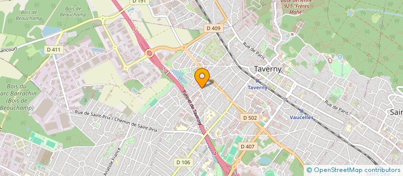 localisation de l'entreprise SCI MINEL  TAVERNY