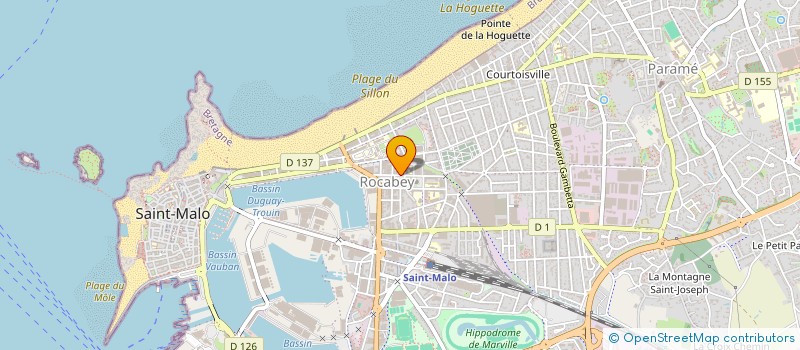 localisation de l'entreprise SCI MINEL IMMO  SAINT-MALO