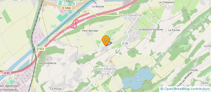 localisation de l'entreprise SCI MINEMAL  LA CHAVANNE