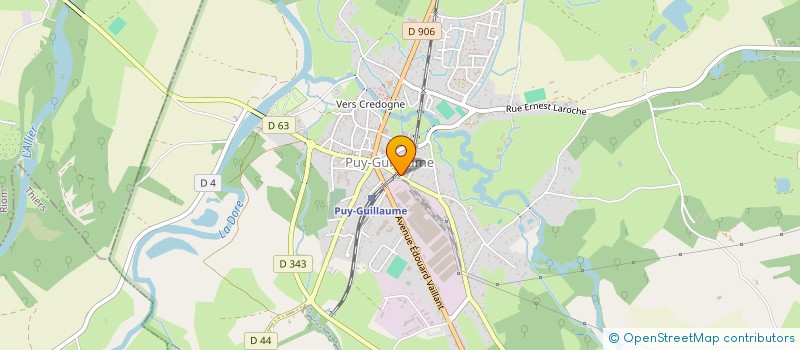 localisation de l'entreprise SCI MINERALE  PUY-GUILLAUME