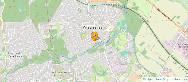 localisation de l'entreprise SCI MINET FAMILY INVEST  VILLECRESNES