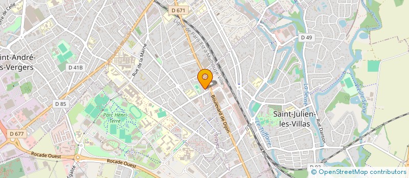 localisation de l'entreprise SCI MINETTO-TA à TROYES
