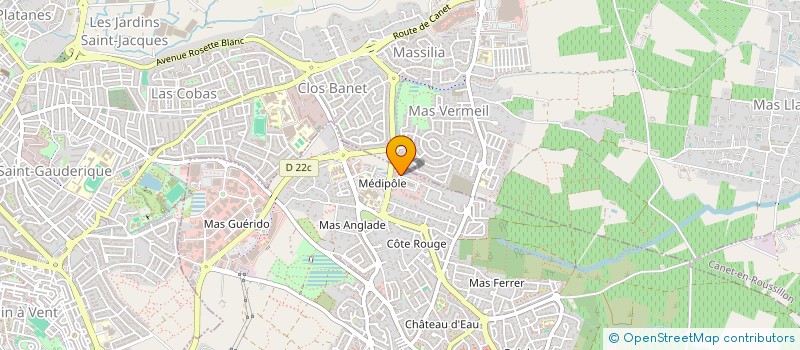 localisation de l'entreprise SCI MINGUY  CABESTANY