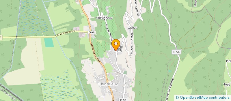 localisation de l'entreprise SCI MINI  CHINDRIEUX