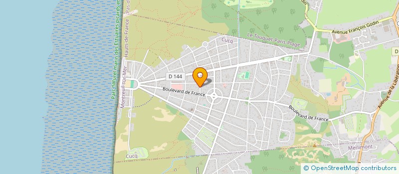 localisation de l'entreprise SCI MINI EDEN à CUCQ