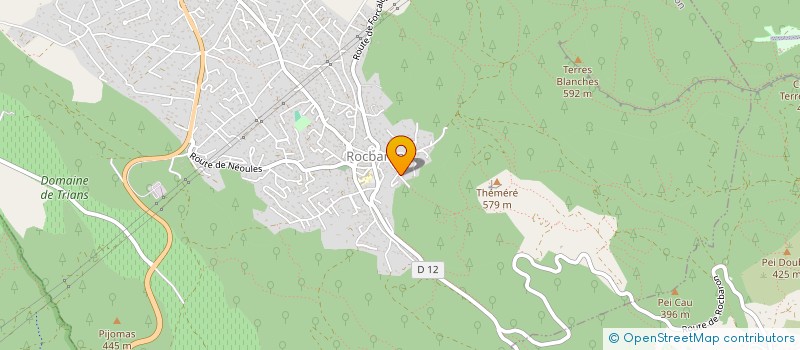 localisation de l'entreprise SCI MINI SPACE  ROCBARON