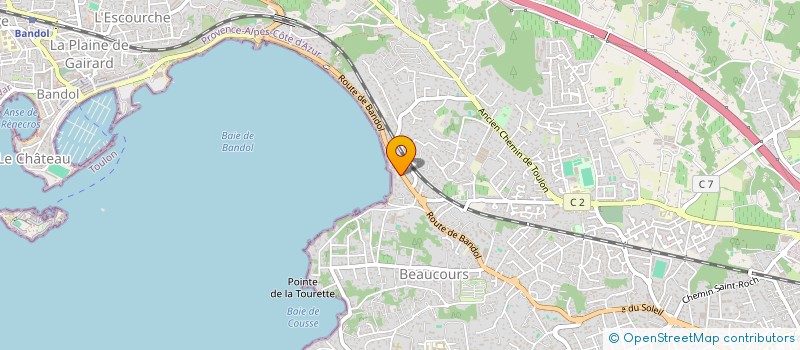 localisation de l'entreprise SCI MINIAC à SANARY-SUR-MER