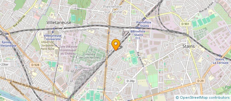 localisation de l'entreprise SCI MINIC à PIERREFITTE-SUR-SEINE
