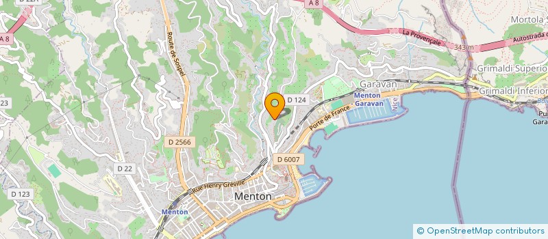 localisation de l'entreprise SCI MINICK à MENTON