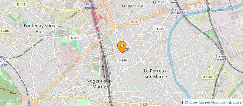 localisation de l'entreprise SCI MINIDEVE DEUX à LE PERREUX-SUR-MARNE