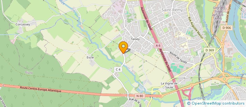 localisation de l'entreprise SCI MINIER  SAINT-REMY