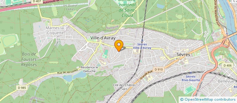 localisation de l'entreprise SCI MINIER  VILLE-D'AVRAY