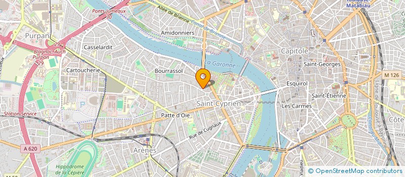 localisation de l'entreprise SCI MINILO  TOULOUSE