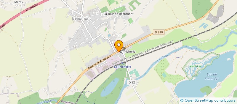 localisation de l'entreprise SCI MINIMAX  BEAUMONT SAINT-CYR