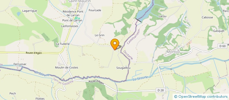 localisation de l'entreprise SCI MINIMMO 31  SAINT-MAURIN