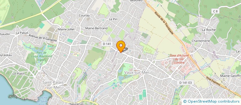 localisation de l'entreprise SCI MINIMUM PLUS  VAUX-SUR-MER