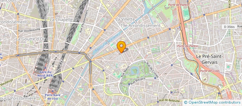 localisation de l'entreprise SCI MINIZMO  PARIS