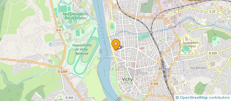 localisation de l'entreprise SCI MINOS à VICHY