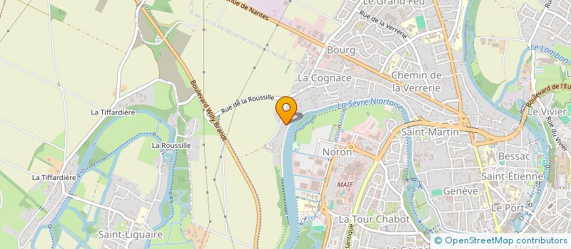 localisation de l'entreprise SCI MINOS à NIORT