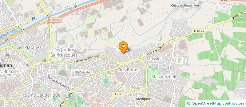 localisation de l'entreprise SCI MINOS  PERPIGNAN