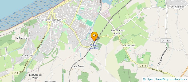 localisation de l'entreprise SCI MINOS  VILLERS-SUR-MER