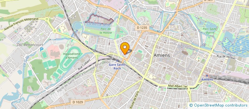localisation de l'entreprise SCI MINOS à AMIENS