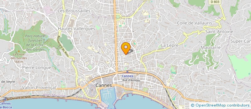 localisation de l'entreprise SCI MINOSA  CANNES