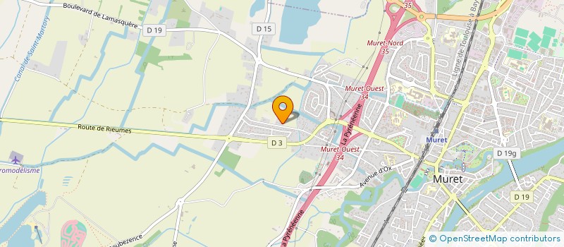 localisation de l'entreprise SCI MINOUCH  MURET