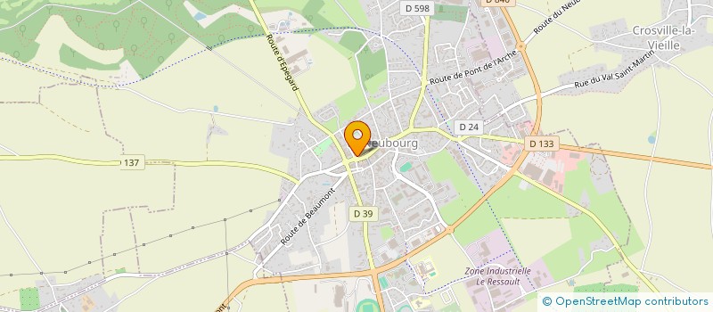 localisation de l'entreprise SCI MINOUCHE  LE NEUBOURG