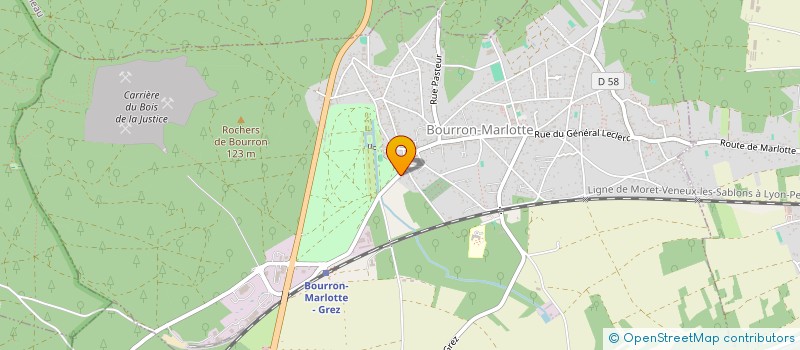 localisation de l'entreprise SCI MINOULI à BOURRON-MARLOTTE