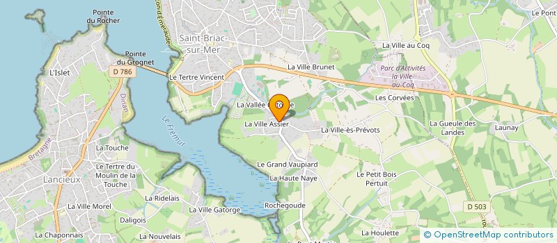 localisation de l'entreprise SCI MINQUIERS  SAINT-BRIAC-SUR-MER