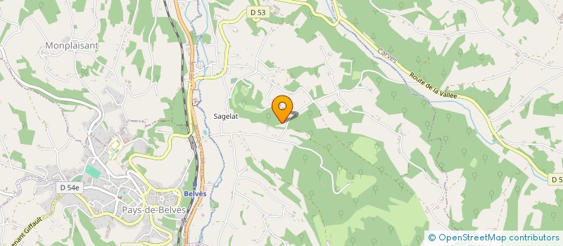 localisation de l'entreprise SCI MINTOWT CZYZ  SAGELAT