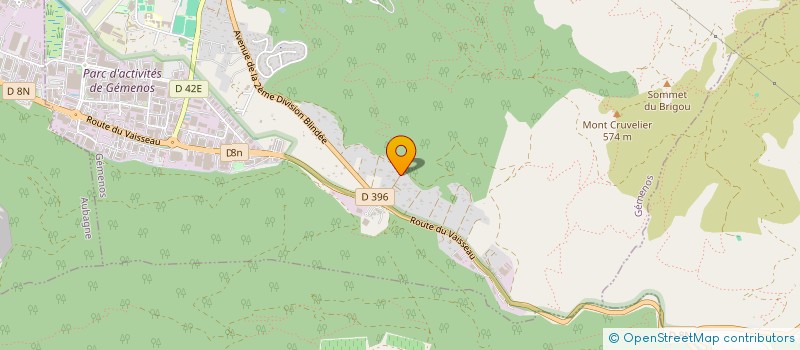 localisation de l'entreprise SCI MINUS  GEMENOS