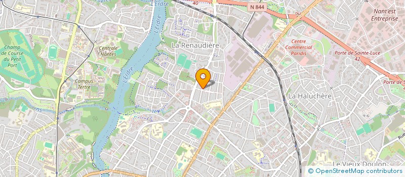 localisation de l'entreprise SCI MINZIERE  NANTES