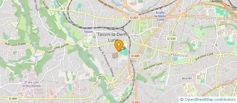 localisation de l'entreprise SCI MIOLLIS  TASSIN-LA-DEMI-LUNE