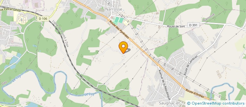 localisation de l'entreprise SCI MION  NARROSSE