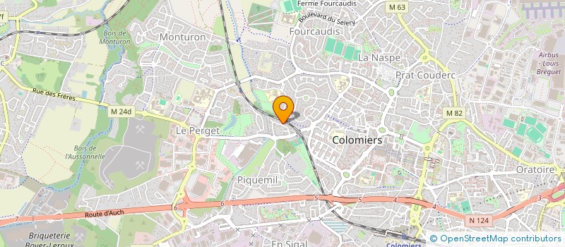 localisation de l'entreprise SCI MION'S à COLOMIERS