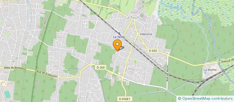 localisation de l'entreprise SCI MIOS IMMO  LE TEICH