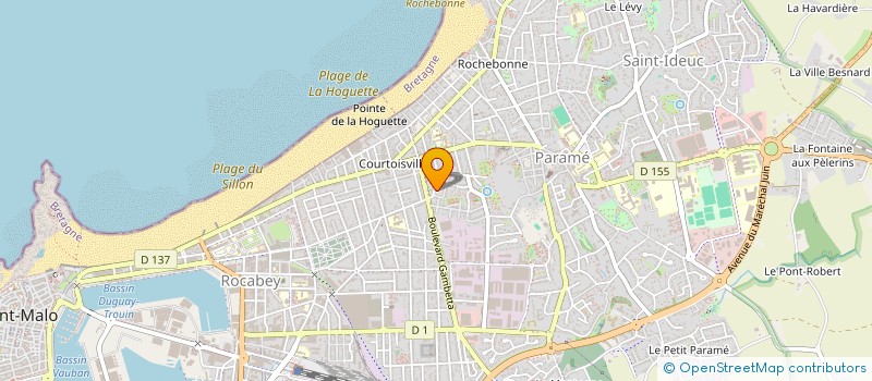 localisation de l'entreprise SCI MIOT  SAINT-MALO