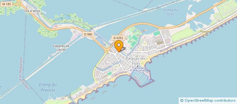 localisation de l'entreprise SCI MIP à PALAVAS-LES-FLOTS