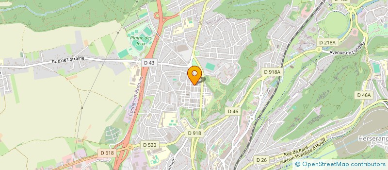 localisation de l'entreprise SCI MIPA à LONGWY