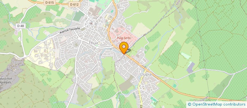 localisation de l'entreprise SCI MIPACIL  THUIR