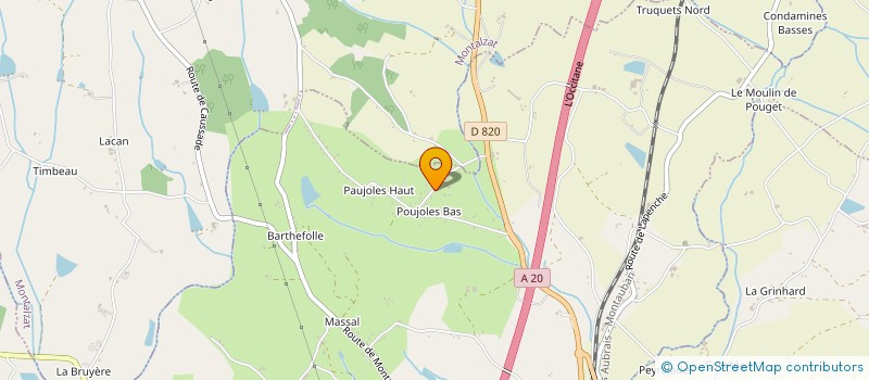 localisation de l'entreprise SCI MIQUEL  CAUSSADE