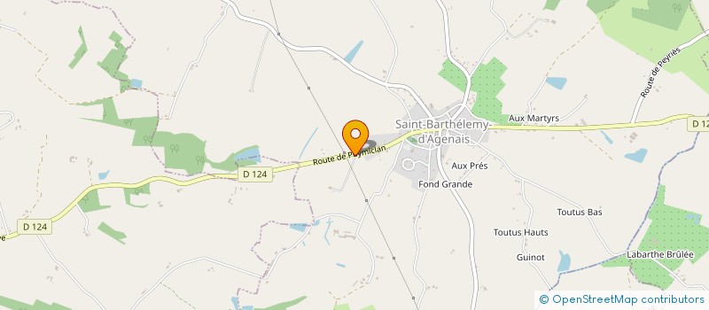 localisation de l'entreprise SCI MIQUENDE  SAINT-BARTHELEMY-D'AGENAIS