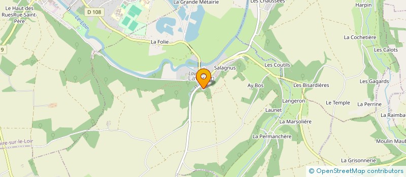 localisation de l'entreprise SCI MIQUETTE 41  LAVARDIN