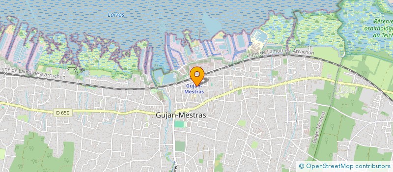 localisation de l'entreprise SCI MIQUEU  LE TEICH