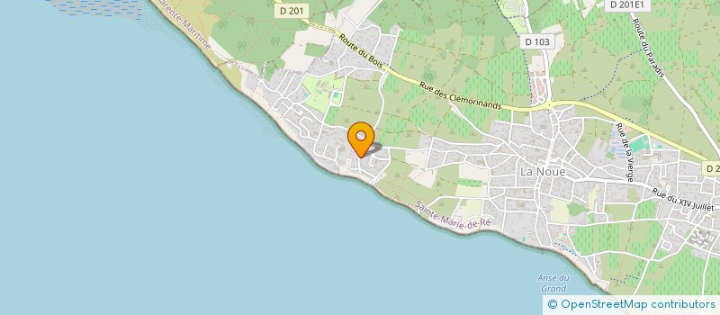 localisation de l'entreprise SCI MIR  SAINTE-MARIE-DE-RE