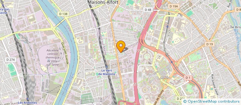 localisation de l'entreprise SCI MIR ET FILS à MAISONS-ALFORT