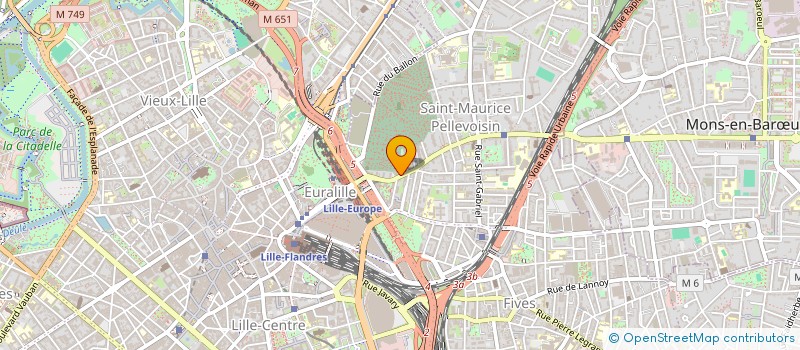 localisation de l'entreprise SCI MIRA à LILLE